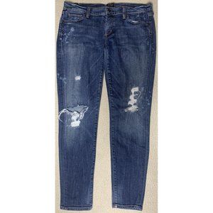 Citizens of Humanity Jerome Dahan Women's Distressed-Stretch Skinny Jeans Sz 32